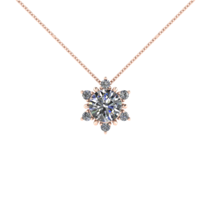 Halo Diamond Pendant